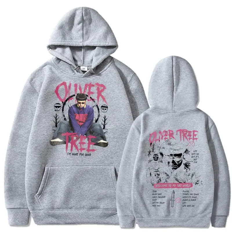Oliver Tree Hoodies Life Goes On 1993-2026 แฟนของขวัญPulloversผู้ชายเสื้อผ้าแฟชั่นHip Hopขนาดใหญ่ลำลองHoodedเสื้อ — image 8