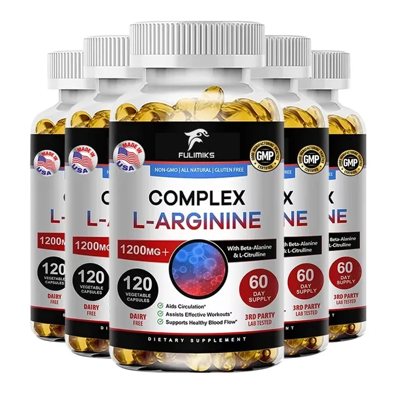 L-Arginine Nitric Oxide Supplement Helps Build Muscle and Supports Blood Flow Circulation Nutrient Delivery and Pumping — image 12