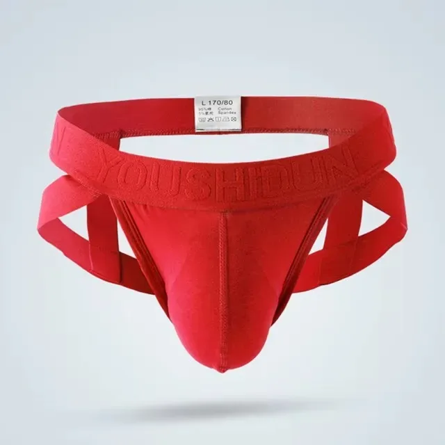 1 PCS New Men Sexy Low Rise Panties G-strings Thong Jock Strap Underwear Briefs Convex Pouch Underpants Gays Clothes Lingerie — image 16