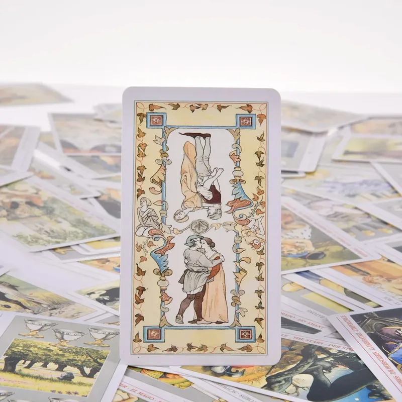 Decameron Tarot Cards A 78 deck English Version Oracle Cards PDF Guideboock Divination Edition Deck Borad Playing Games — image 6