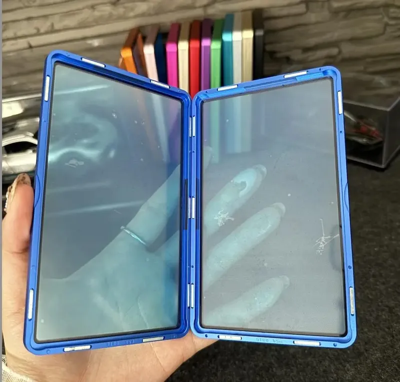 Multicolor Gradient Color Aluminum Alloy Trading Card Protect Holder Metal Case For 35PT PSA CGC Graded Card — image 6