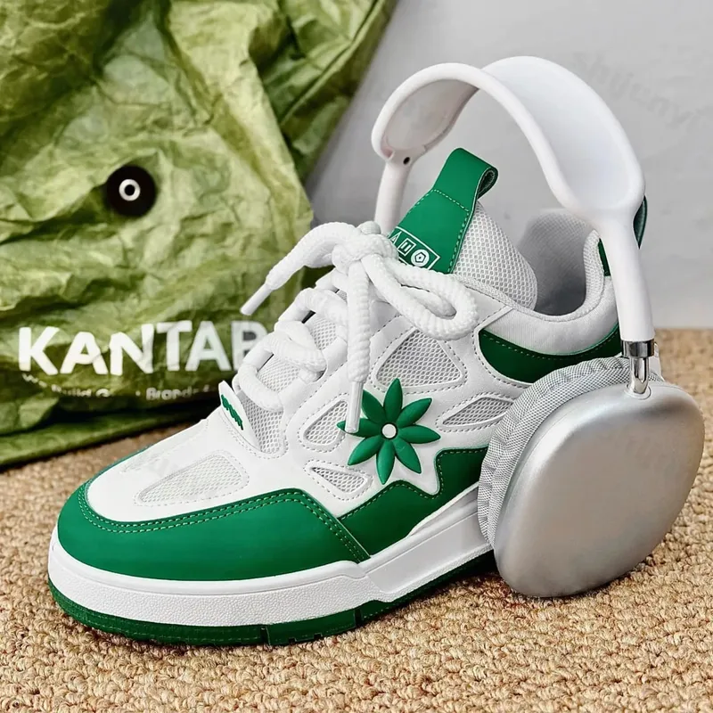 Men Platform Vulcanized Shoes New Fashion Increased Thick Sole Breathable Casual Wear Resistant Casual Sports Shoes for Men — image 3