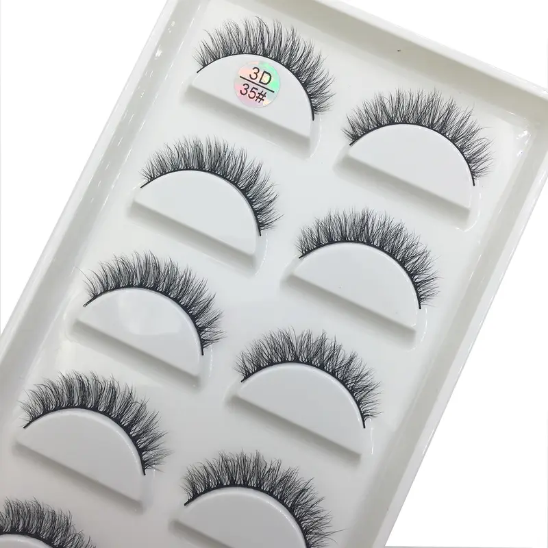 15 Style 5 Pairs 3D Eyelashes Natural False Eye Lashes Thick Faux Mink Lashes Soft Fake Eyelash Wispy Makeup Cilios — image 2