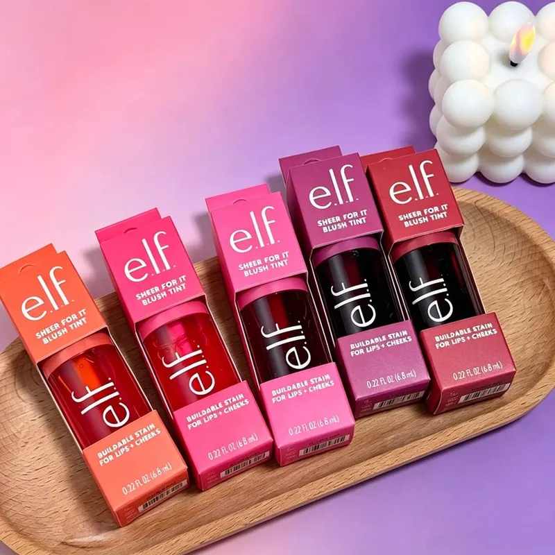 Elf New Sheer For It Blush Tint Dual-Use Liquid Blush Lip Gloss Sheer Tone Smooth Texture Nice Glow For Lip Cheek Daily Makeup — image 2