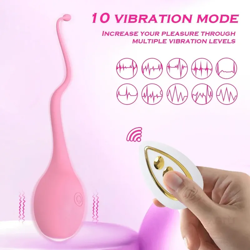 Remote Control Vaginal Vibrator For Women Nipple Clitoris Stimulator Wear Vibrating G-Spot Love Egg Massager Sex Toys for Adults — image 2