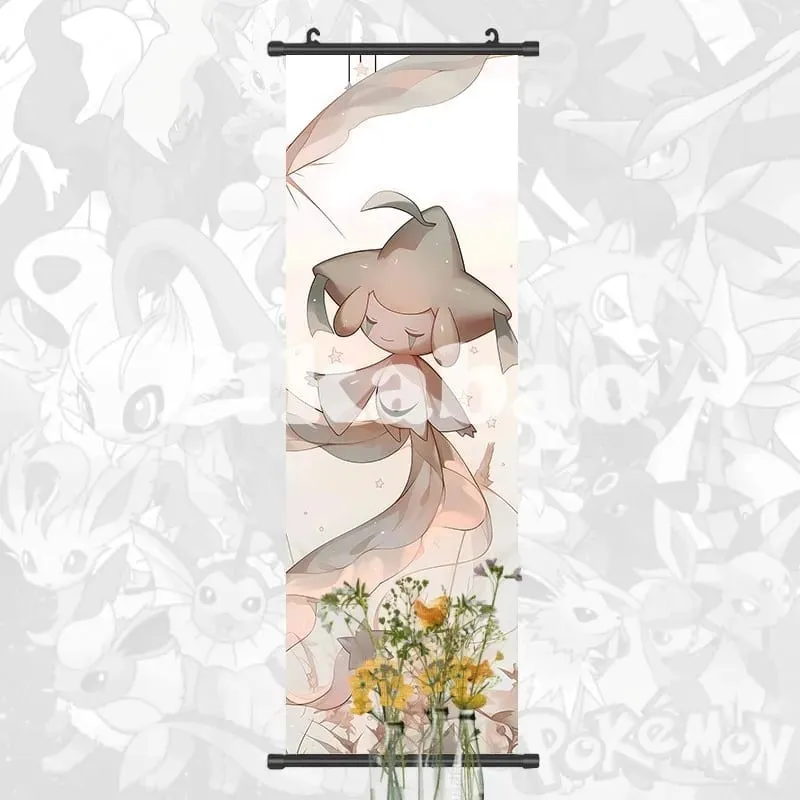 Printed Poster Anime Wall Artwork Greninja Pictures Gardevoir Painting Canvas Pikachu Hanging Scrolls Home Room Decor
