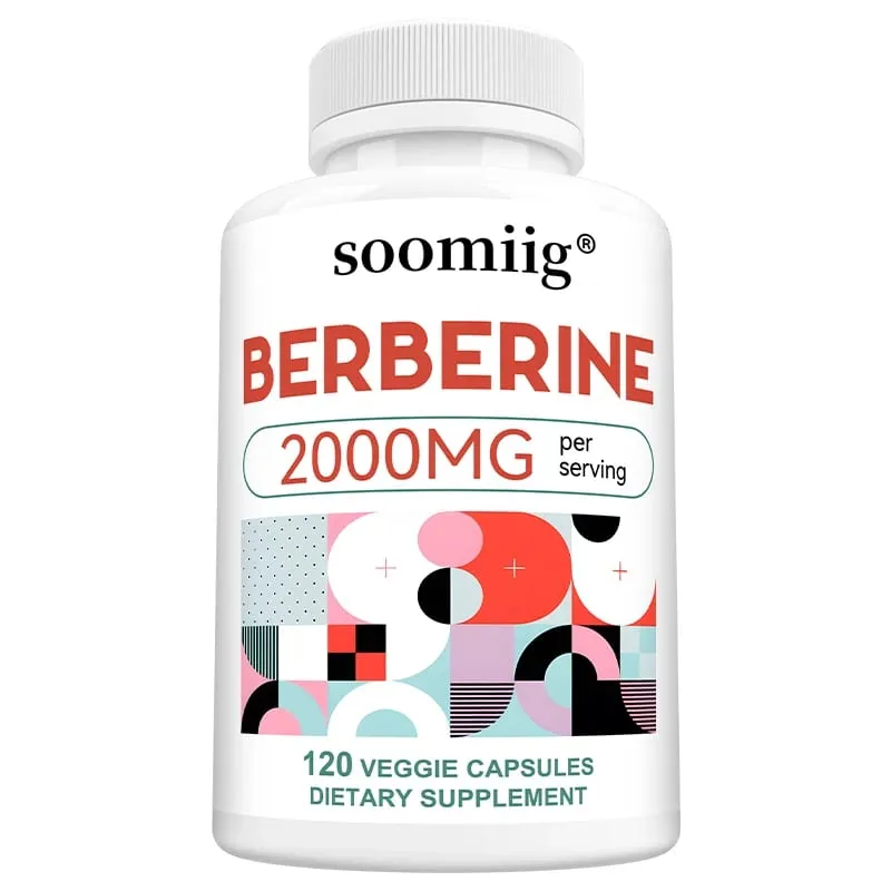 Berberine Capsules 2000mg Supports Heart Health Immune System Digestion Health Balance Blood Pressure and Healthy Cholesterol