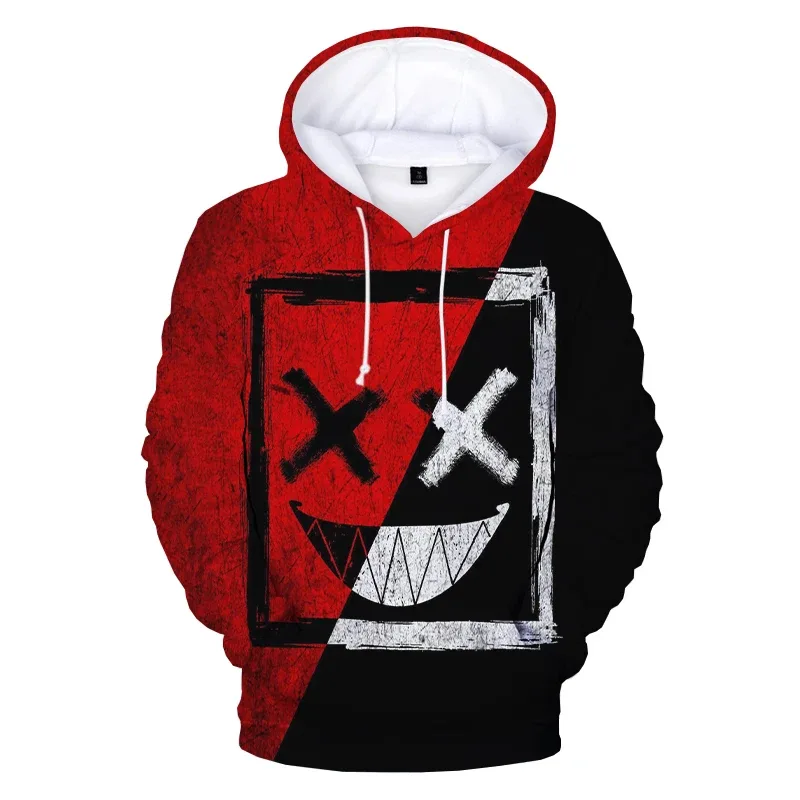 Pattern Trendy Devil Smiling Face 3D Printed Hoodie Sweatshirts Men Women Fashion Casual Funny Pullovers Hip Hop Hoodies — image 2