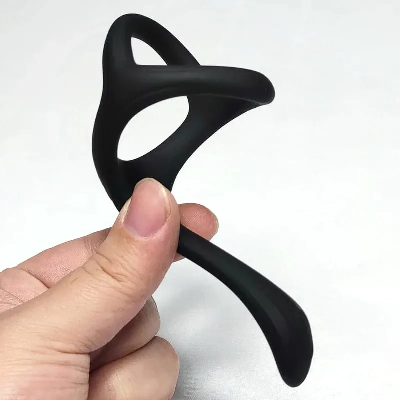 Penis Ring Reusable Silicone Semen Cock Ring Penis Enlargement Delayed Ejaculation Sex Toys For Men — image 25