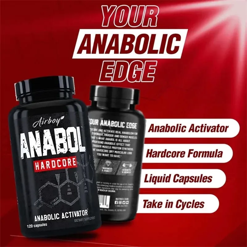 Anabol Hardcore Supplement - Helps Build Lean Firm High-quality Muscle Promoting Muscle Growth Recovery & Strength Enhancement — image 6