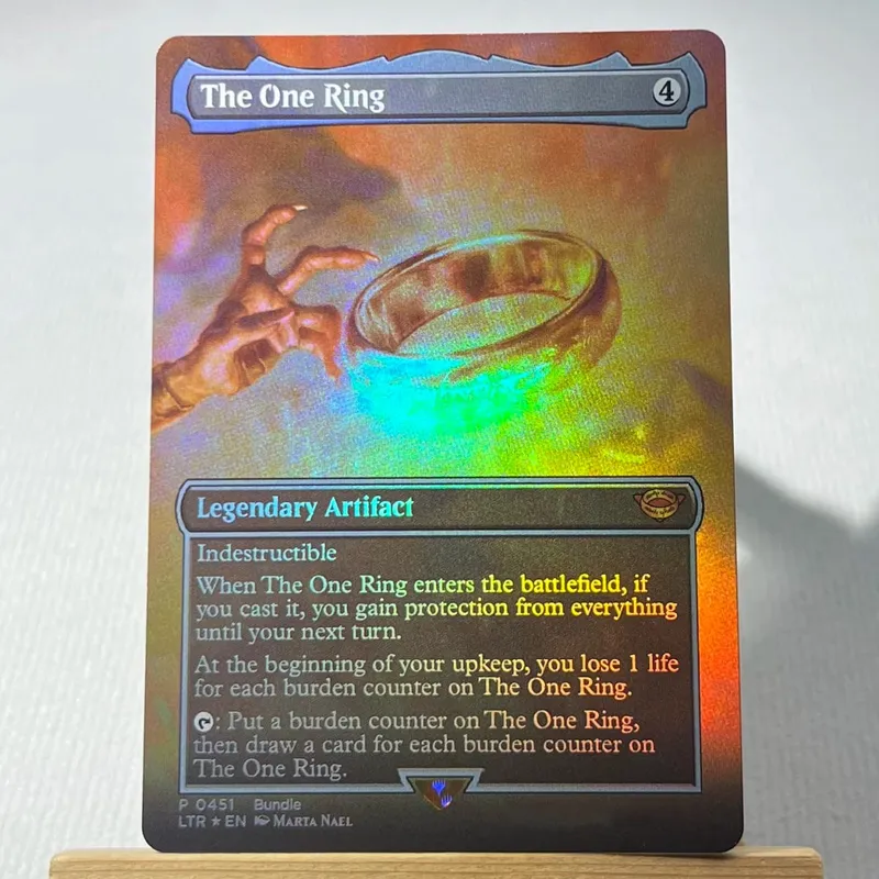 TCG Proxy Cards Deck Borad Games Single Hologram Black Lotus Power9 Dual Lands The One Ring — image 13