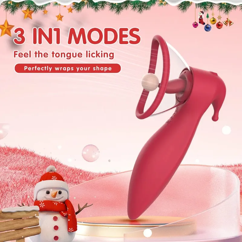 Clitoral Sucker Vibrator Tongue Licking Nipple Vagina Massager Clit Stimulator Female Masturbation Sex Toy for Women Adult 18 — image 2