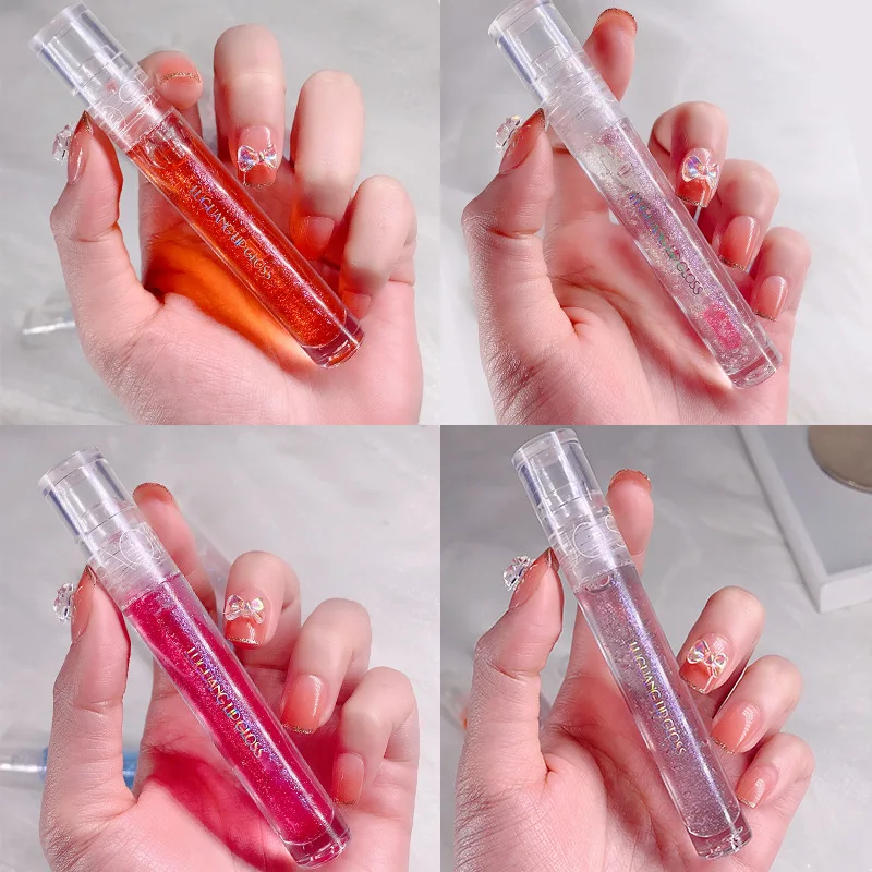 Galaxy Mirror Lip Gloss Glitter Lipgloss Transparent Lip Oil Long Lasting Moisturizing Lipstick Lipgloss Lips Makeup Cosmetics — image 4