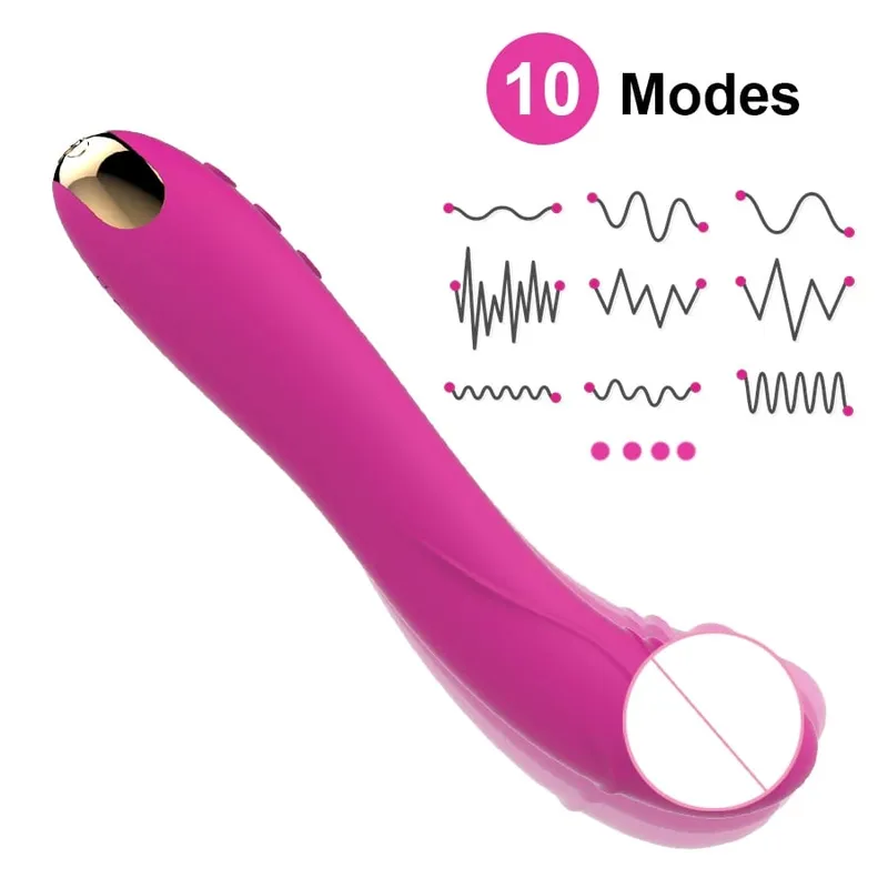 Lengthened Dildo Vibrator for Women Vagina Clitoris Massarger Erotic Toys Soft Skin Feeling Sex Products for Adults