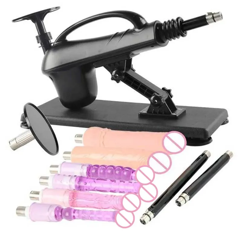 Portable Automatic Masturbation Machine for Women with Big Dildo Men's Sex Toy Pumping Gun for Couples — image 13