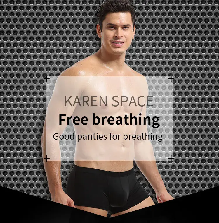 Fashion Boxers Ice Silk Man Underwear Underpants Breathable Comfortable Men's Panties Ultrathin BoxerShorts Trunks — image 18