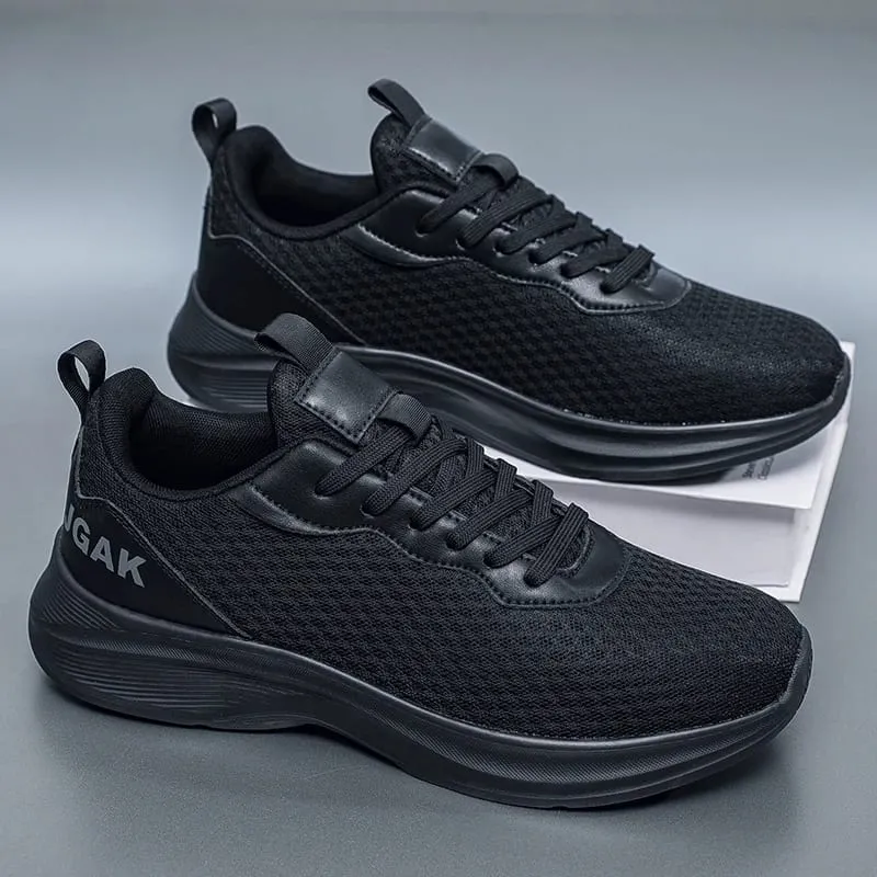Mens Big Shoes Pure Black Sneakers Men Casual Lightweight Breathable Sports Shoes Walking Running Male Large Size 49 50 51 52 — image 10