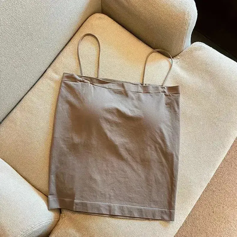 Base Layer Csole Women Summer Inner Wear with Chest Pad One oulder Design Unique Outerwear Beautiful Ba Tube Top — image 9