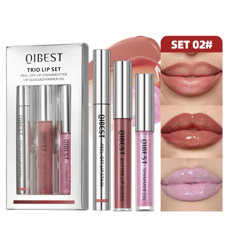 Multifunctional Makeup Sets Peel Off Lip Stain Tattoo Mirror Lipgloss Shimmer Lip Oil Lasting Cosmetics Lip Glaze Tint — image 9