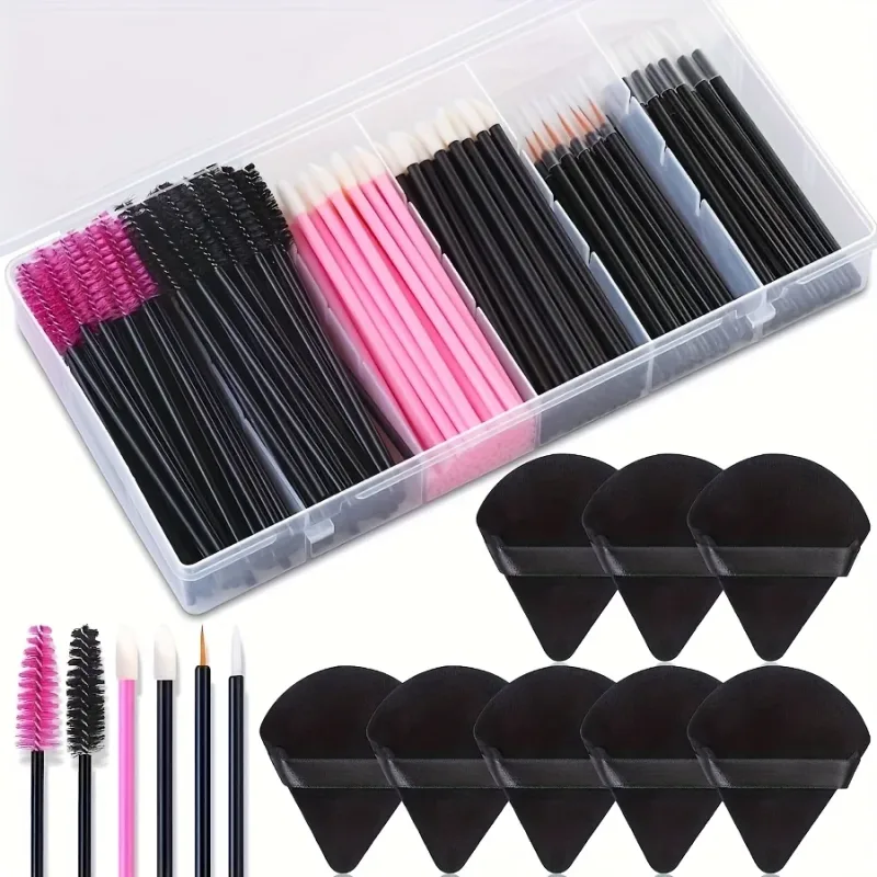 229PCS Set Berus Mekap - 100 Bulu Mata & 100 Berus Bibir dengan Sarung Penyimpanan Kit Semua-dalam-Satu untuk Pemula/Pro (Kegunaan Salun & Rumah) — image 6
