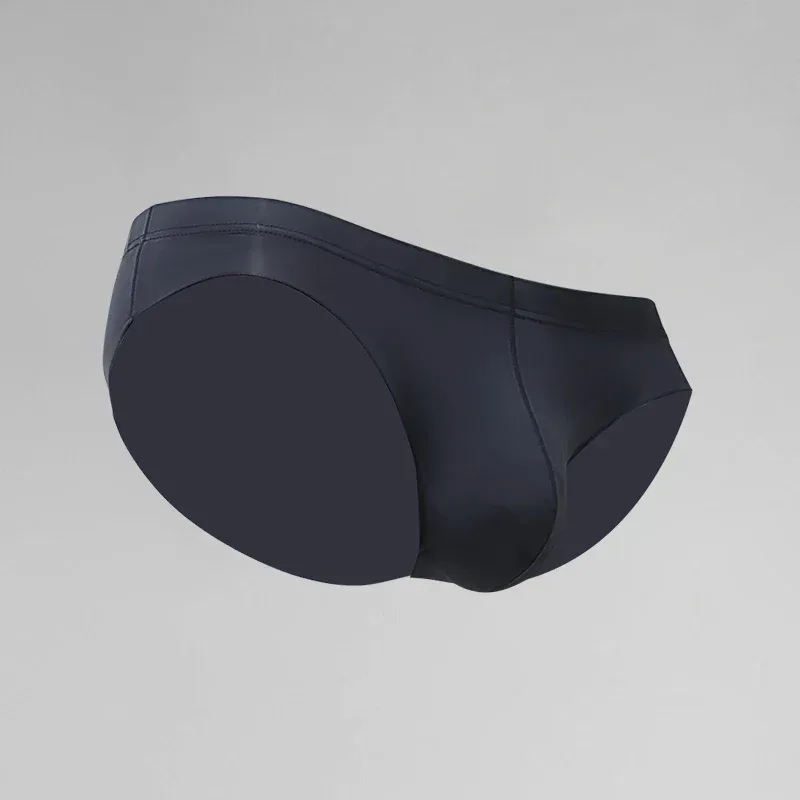 Modal men's underwear. Super - thin ice - silk style for summer. Alluring, breathable men's briefs. Sexy, translucent underpants — image 5