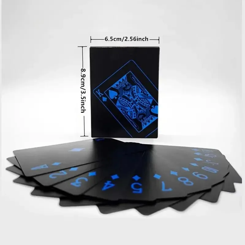 Waterproof PVC Illusionist Poker Cards - Durable & Aesthetically Enhanced Design - Perfect for Game Nights Parties & Family Fun — image 2