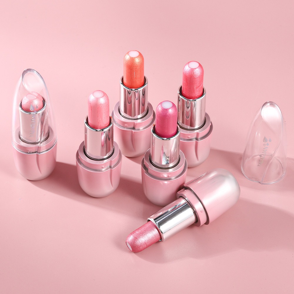 6 Colors Pearlescent Mirror Jelly Lipstick Waterproof Long Lasting Matte Velvet Shiny Sandwich Lip Stick Balm Makeup Cosmetics — image 6