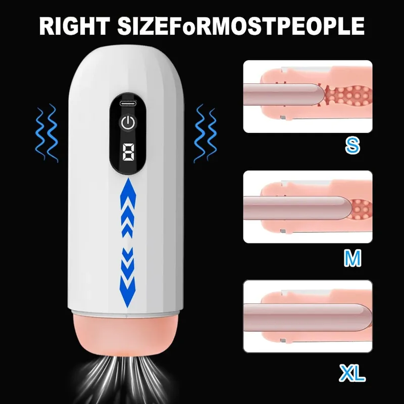 Automatic Male Masturbation Airplane Cup Vaginal Oral Penis Extension Ejaculation Exercise Adult Masturbation Sex Machine Toys — image 2