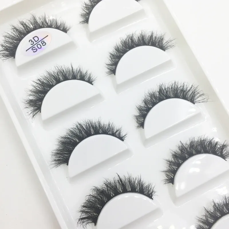 Natural 3D Mink False Eyelashes Soft Wispy Fluffy Eye Faux Lashes Make Up Eyelash Beauty Cat Cilios 5 Pairs 15 Styles — image 5