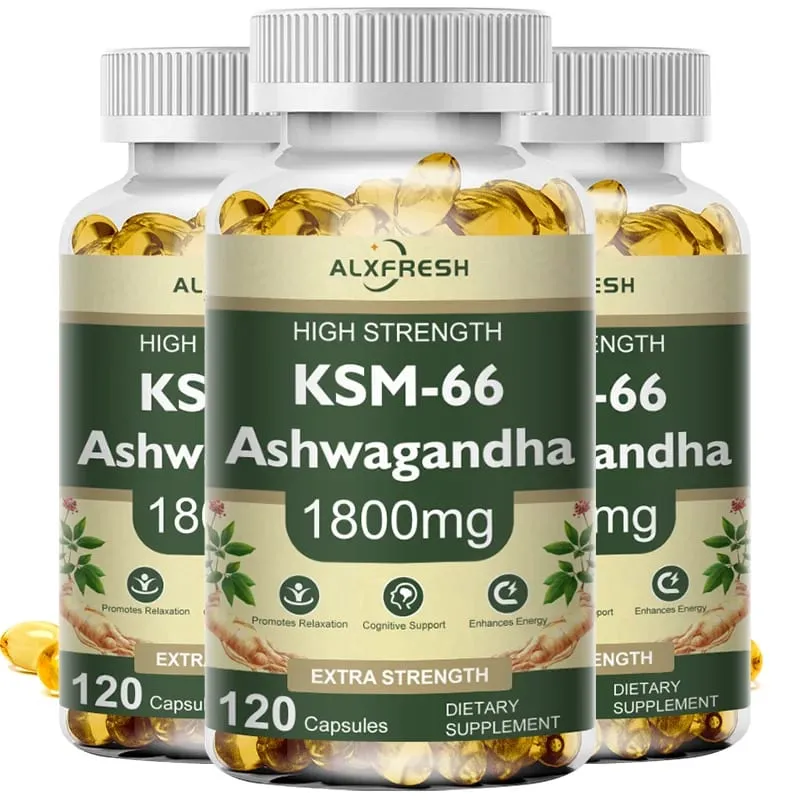 KSM-66 Capsule di Ashwagandha organiche con zinco | Vegano non OGM | Integratore sanitario dalla formula premium — image 7