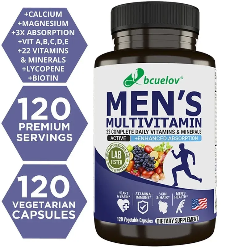 Bcuelov Men's Vitamin and Mineral Supplements - 26 Combinations To Support Overall Immune Health Vegan — image 2