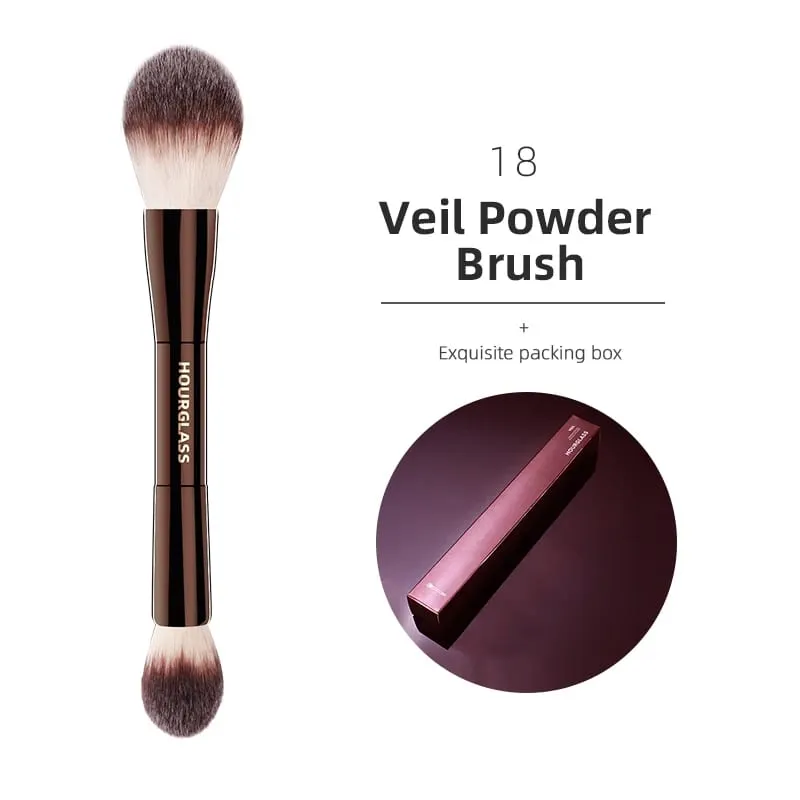 Hourglass Makeup Brushes Powder Foundation Concealer Blusher Bronzer Eye Shadow Eyebrow Eyeliner Sculpting Brush — image 9