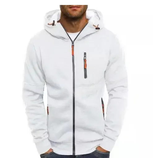 2024 new Spring Men's Jackets Hooded Coats Casual Zipper Sweatshirts Male Tracksuit Fashion Jacket Mens Clothing Outerwear — image 9