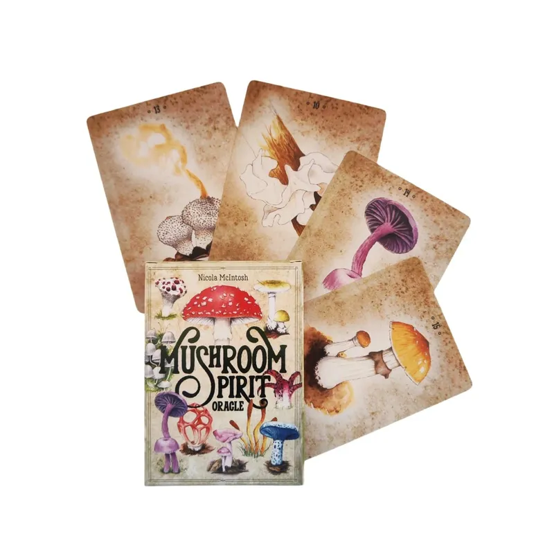 Mushroom Spirit Oracle Cards Board Games