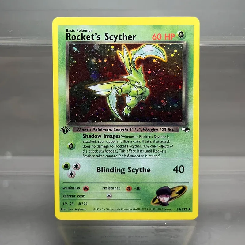 PKM Cards 1st Edition Gym Challenge 1996 Base Set Single Foil Cards Mewtwo Gengar Raichu Game Collection Cards PTCG Proxy Cards — image 20