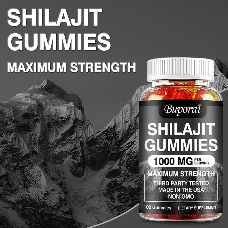 Shilajit Gummies - Energy Level Memory and Focus Support Relieve Stress Overall Health — image 4