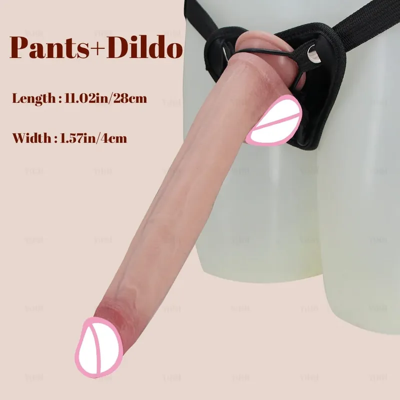 Realistisk Lang Dildo Kød Hud Blød Stor Pik Dobbelt Silikone Lille Penis Til Kvinde Mand Analsex legetøj Sugekop Masturbator — image 12