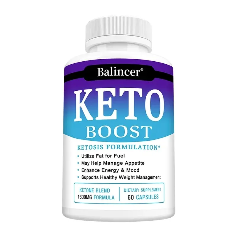 Weight Loss Organic Keto Detox Capsules Flat Belly Deep Cleansing Provides Energy Fat Burning Appetite Suppressant Supplements — image 8