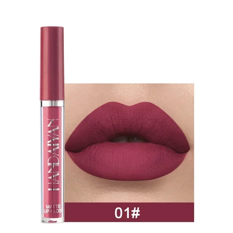 Combination Lipstick Set Makeup for Women Waterproof Long Lasting Cosmetics Matte Velvet Nude Color Lipstick Makeup Gift Box — image 10