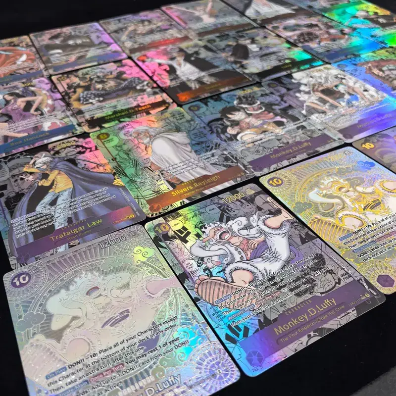 22Pcs/Set OP01-OP11 OPCG ONE PIECE Collection Card Roronoa Zoro Monkey D. Luffy Sabo Nami GOLD.ROGER DIY English Version Gift — image 4