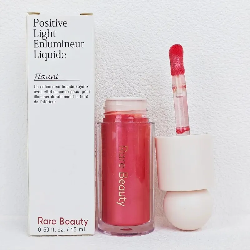 Rare Beauty Hot Happy Joy Lucky Liquid Blush 3D Face Contour Liquid Bronzer Smooth Highlight Mirror Lip Gloss Waterproof Makeup — image 25