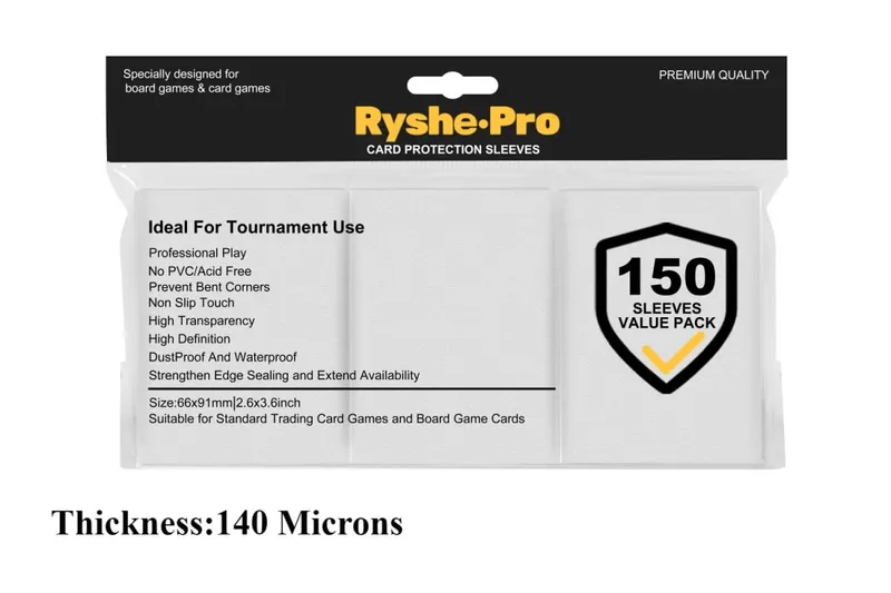 150Pcs Premium Card Sleeves 2.6"x3.6" Compatible with Standard Size Trading Cards for MTG Pokemon TCG Baseball Card Sport Cards — image 17