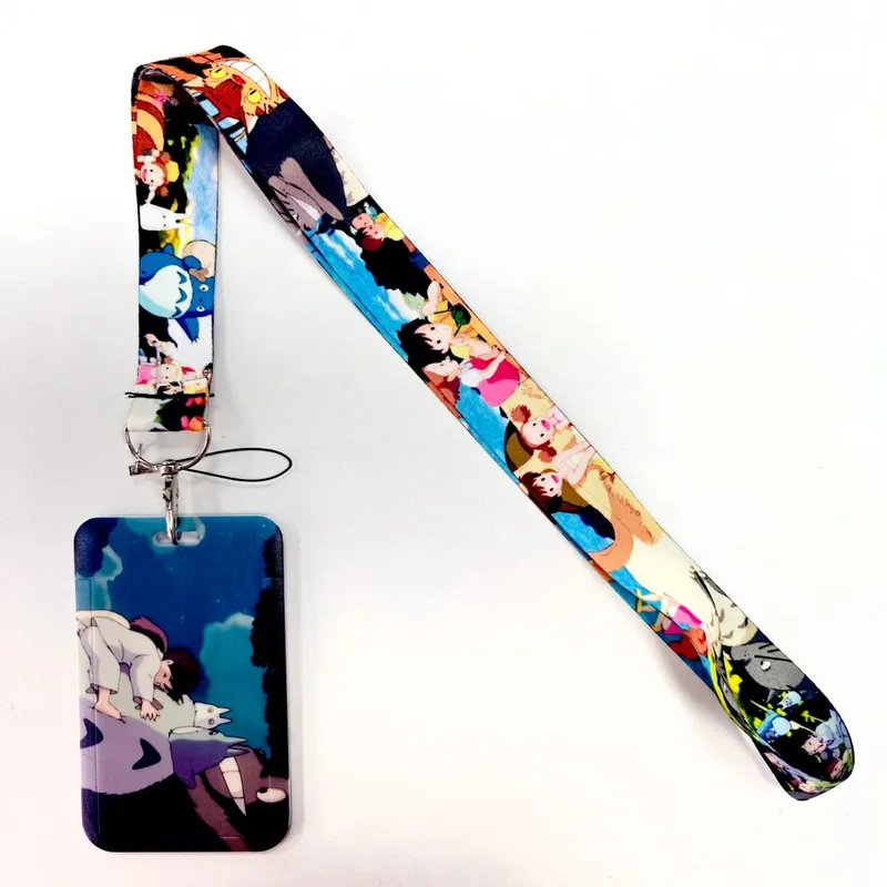 Anime Lanyards Keychain Animated Mobile Phone ID Card pass Hang Rope DIY Jewelry Accessories wholesale — image 8