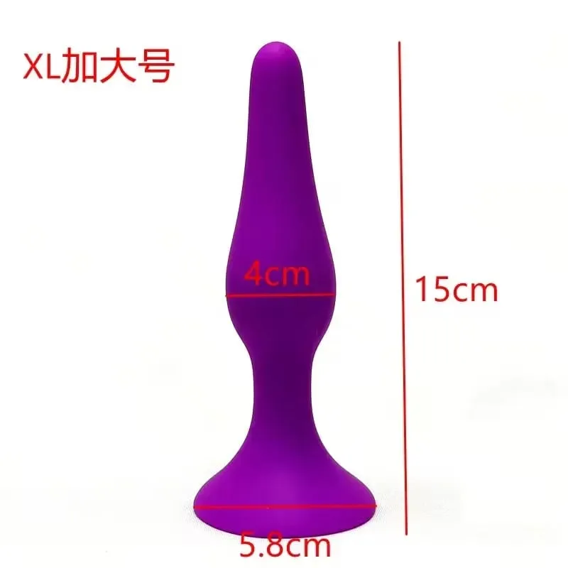 S/L/XL Silicone Anal Plug Butt Plug Anus Stimulation Prostate Massage Sex Toys for Women Men Gay Anal Dilator Sex Shop Bdsm — image 12
