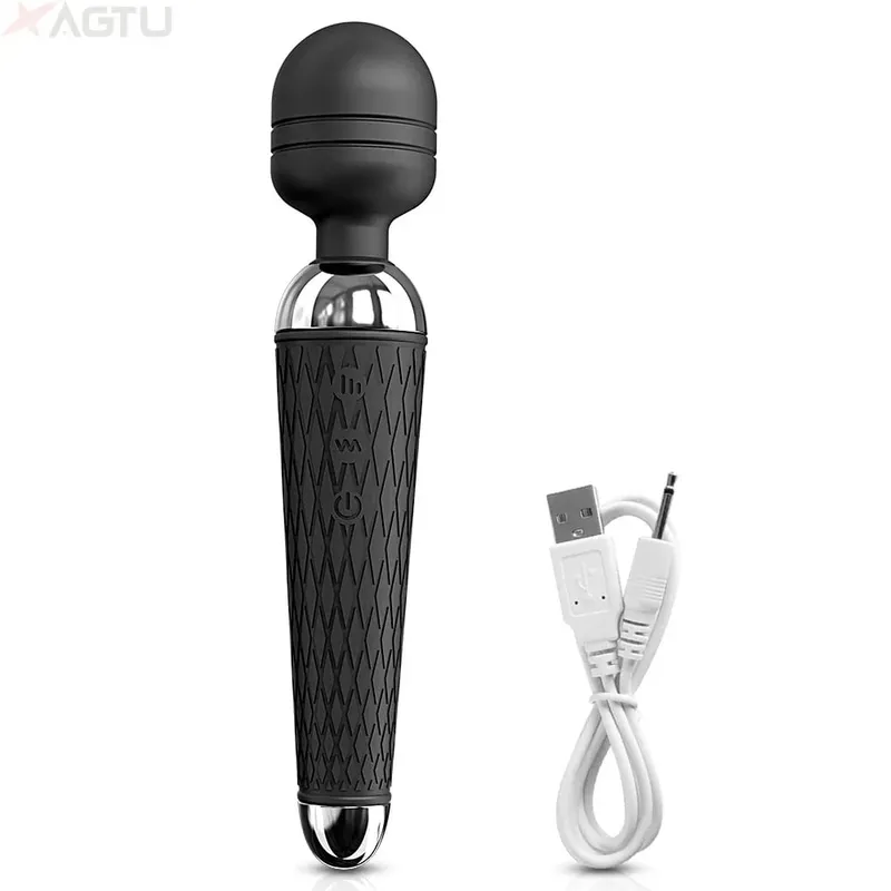AV Vibrator for Women Clitoris Stimulator Nipple G Spot Magic-Wand Dildo Female Vibrating Masturbation Adult Sex Toy for Women