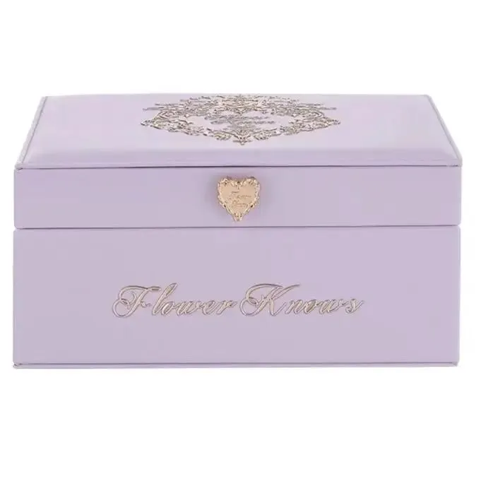 Flowers Know 7th Anniversary Makeup Storage Box Cosmetics Iron Box