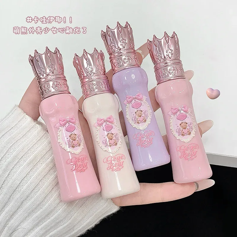 Gege Bear Milky Soft Lip Cream Velvet Matte Lip Glaze Waterproof Long Wear Non-Drying Lip Makeup — image 3