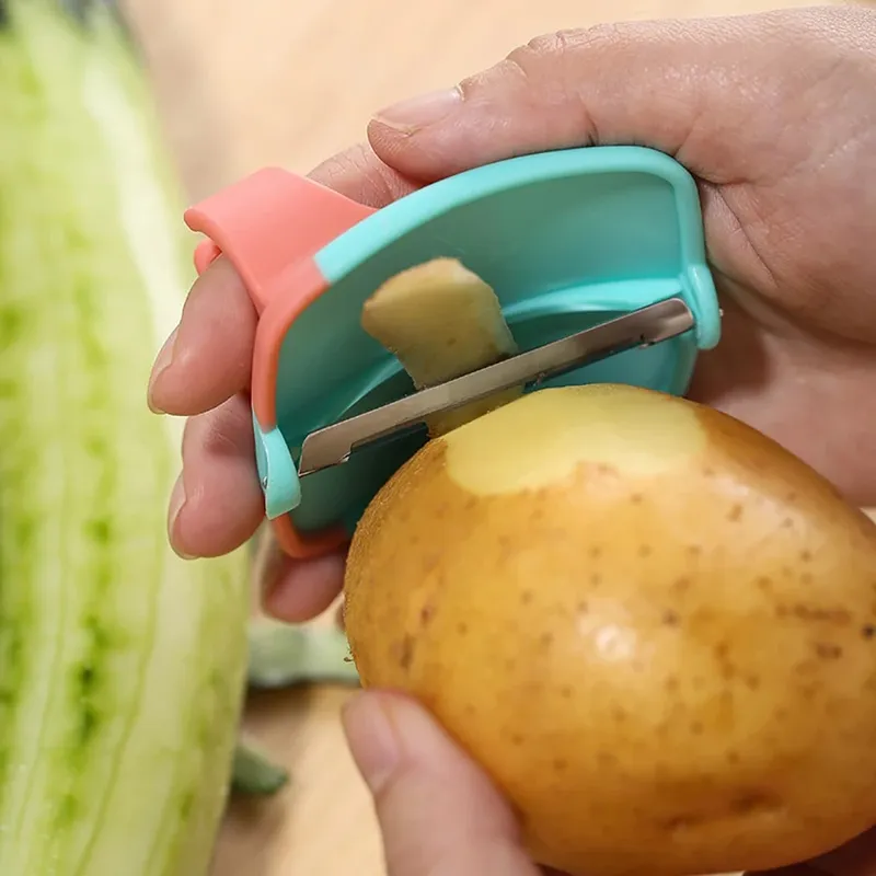Vegetable Fruit Peeler Parer Cutter Slicer for Kitchen Dining Multifunctional Paring Knife Kitchen Cooking Tools Gadgets Helper — image 5