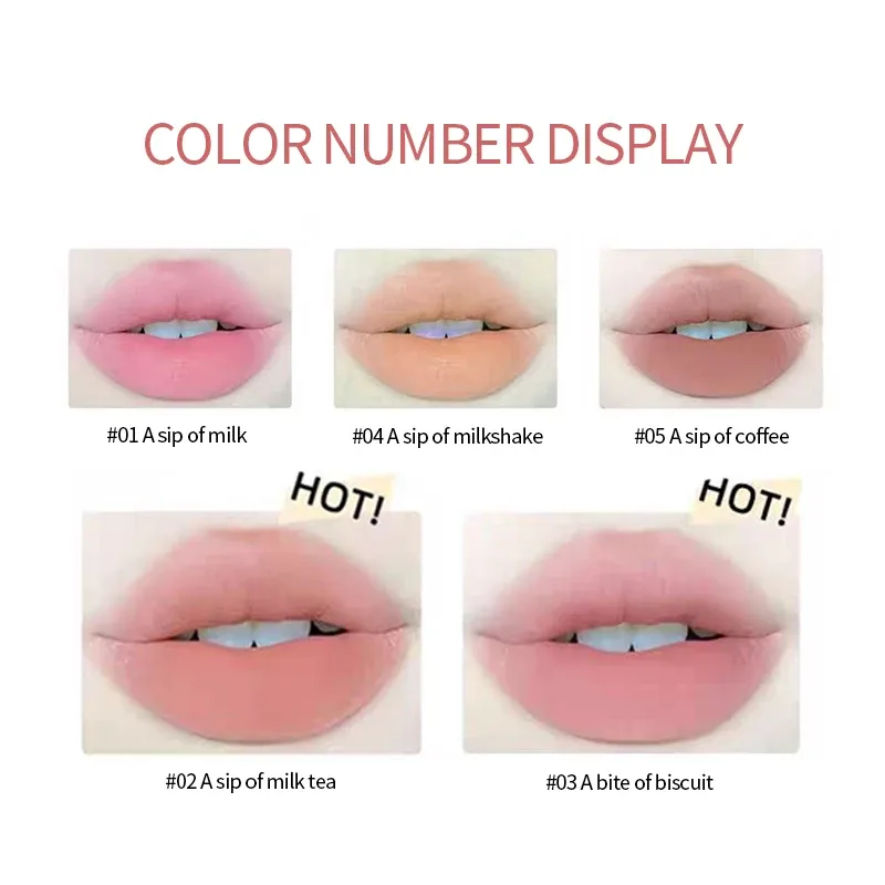 Matte Lip Liner Outline Lips Lipstick Pen Waterproof Long-lasting Color Lip Pencil Lipstick Pen — image 3