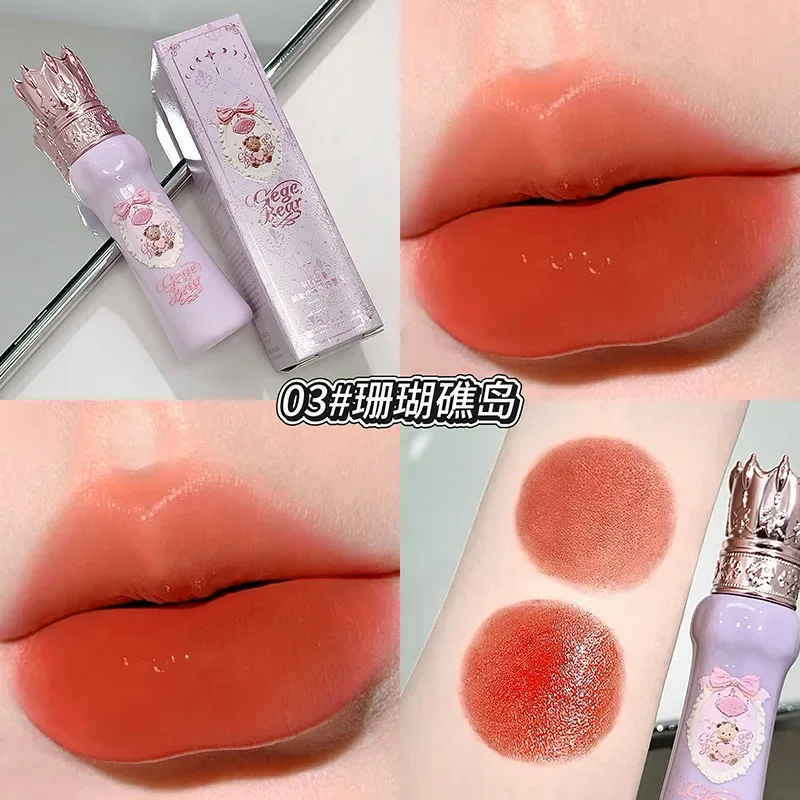Gege Bear Milky Soft Lip Cream Velvet Matte Lip Glaze Waterproof Long Wear Non-Drying Lip Makeup — image 10